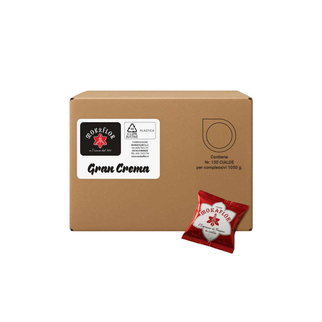 Mokaflor Gran Crema Pads ESE Pads 44mm 150 Stück je 7gr