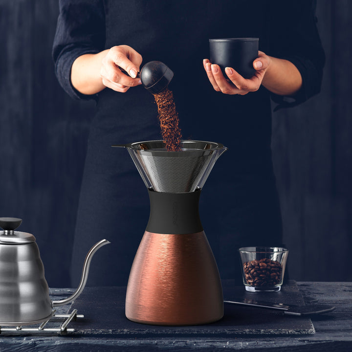 Asobu - Pour Over Filterkaffeebereiter Kupfer Schwarz
