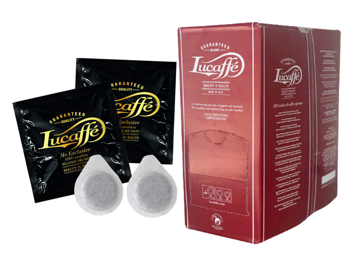 Lucaffe´ MR. EXCLUSIVE 100% Arabica 44mm E.S.E. System Pads 150 Stück