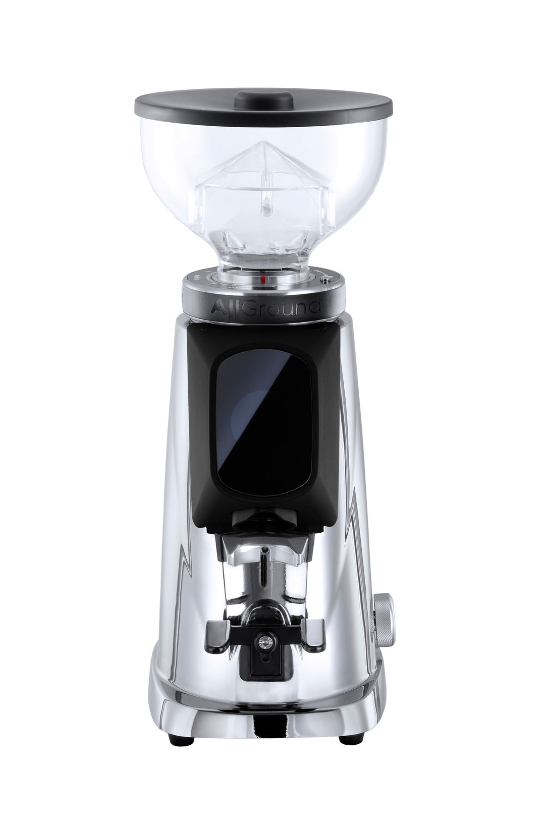 Fiorenzato AllGround Kaffeemühle Chromegehäuse schwarz, 230V EU
