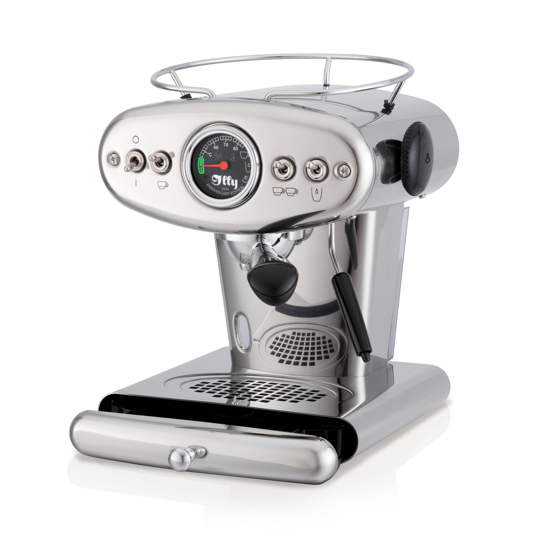 illy X1 Anniversary Edelstahl - Maschine für gemahlenen Kaffee und E.S.E.-Pads