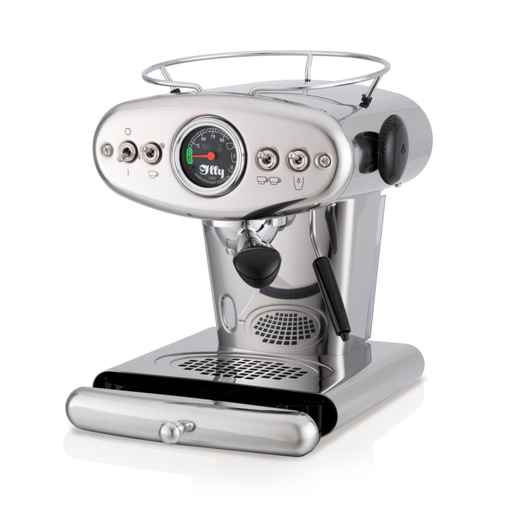 illy X1 Anniversary Edelstahl - Maschine für gemahlenen Kaffee und E.S.E.-Pads