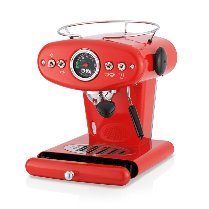 illy X1 Anniversary Rot - Maschine für gemahlenen Kaffee und E.S.E.-Pads