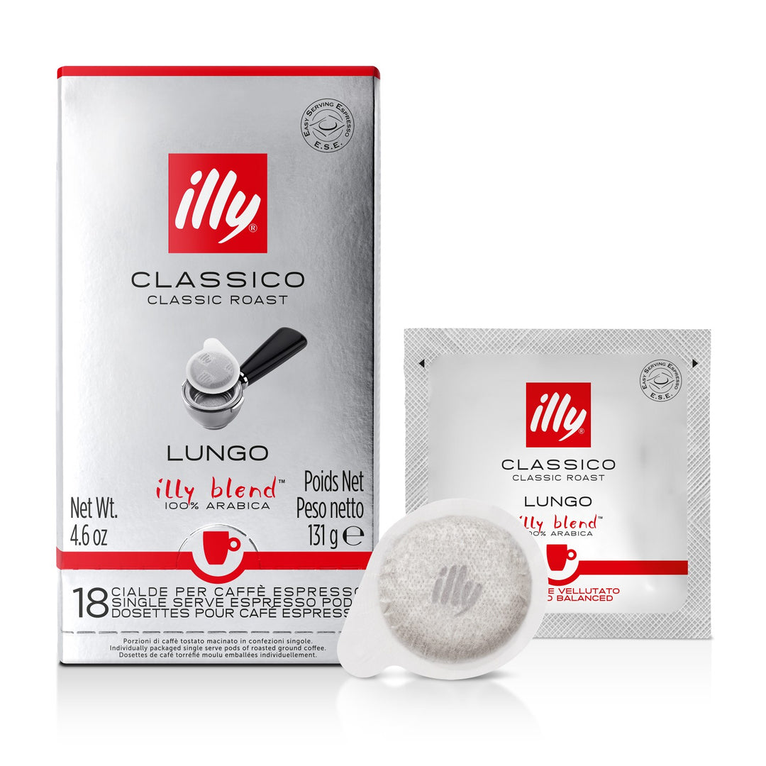 illy Classico Lungo 44mm ESE Pads 18 Stück je 7g