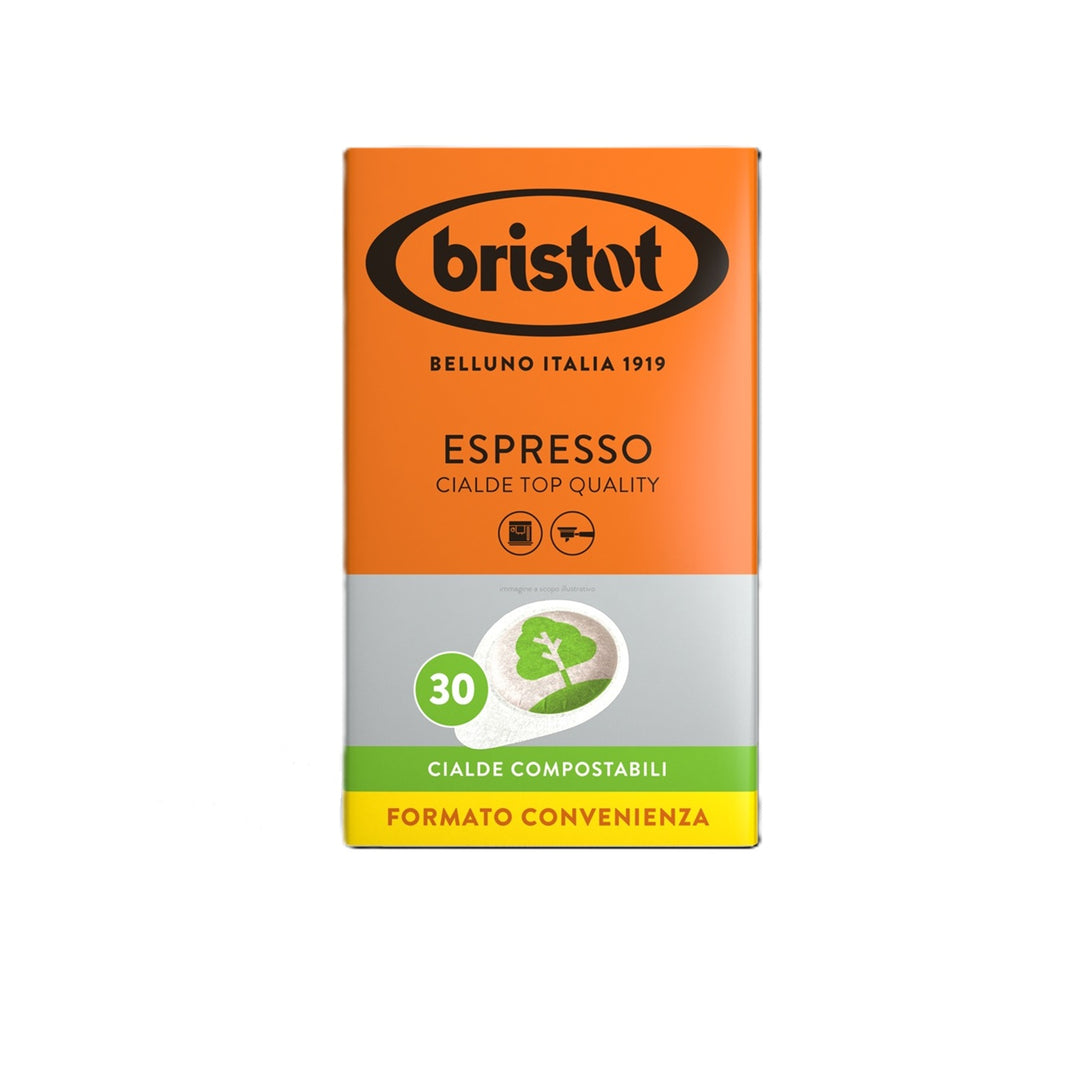 Bristot Espresso 44mm ESE Pads 30 Stück a 7gr