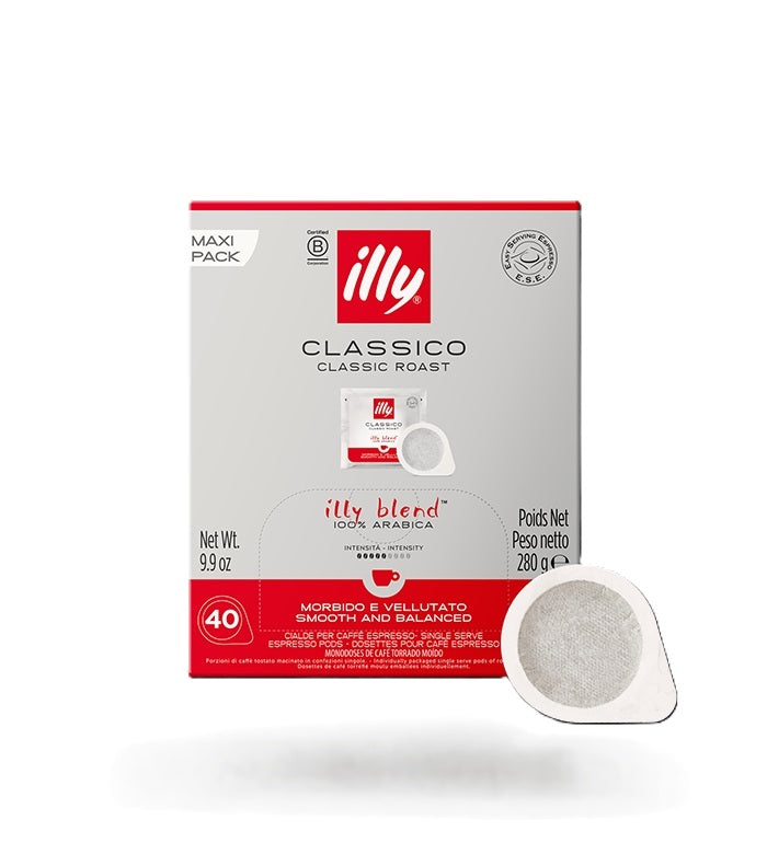illy Classico Espresso 44mm ESE Pads 40 Stück je 7g