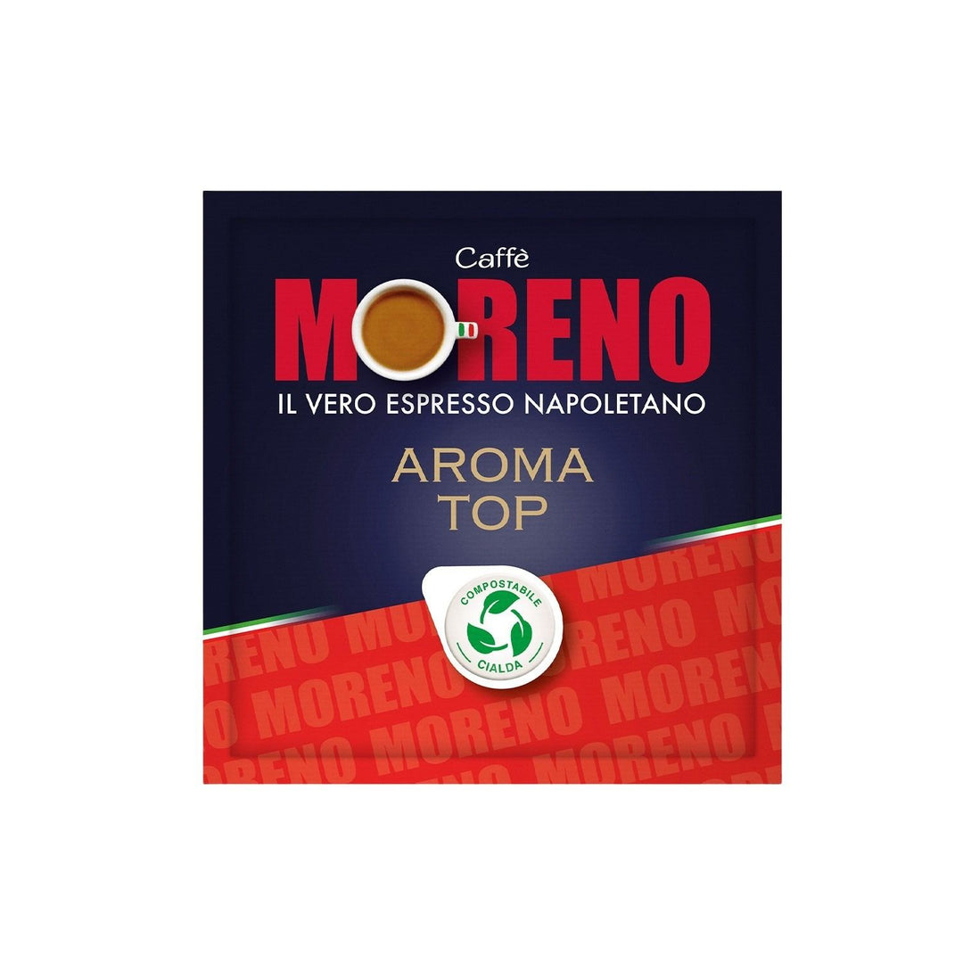 Caffè MORENO AROMA TOP 44mm ESE System Kaffee Pads 50 Stück a 7 g