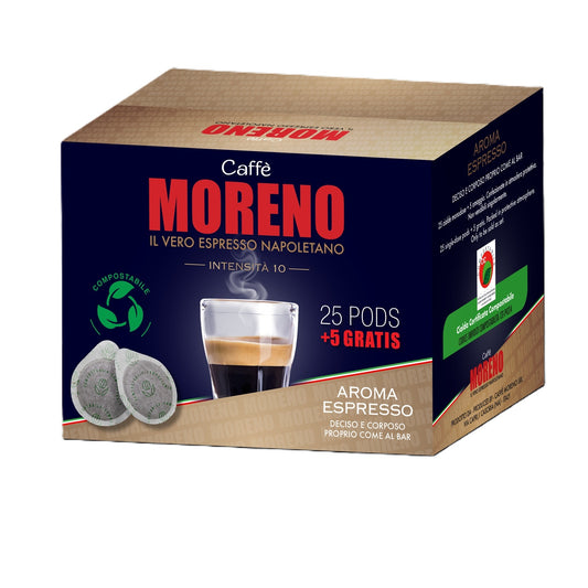 Frontansicht der Verpackung von Caffè Moreno AROMA ESPRESSO.