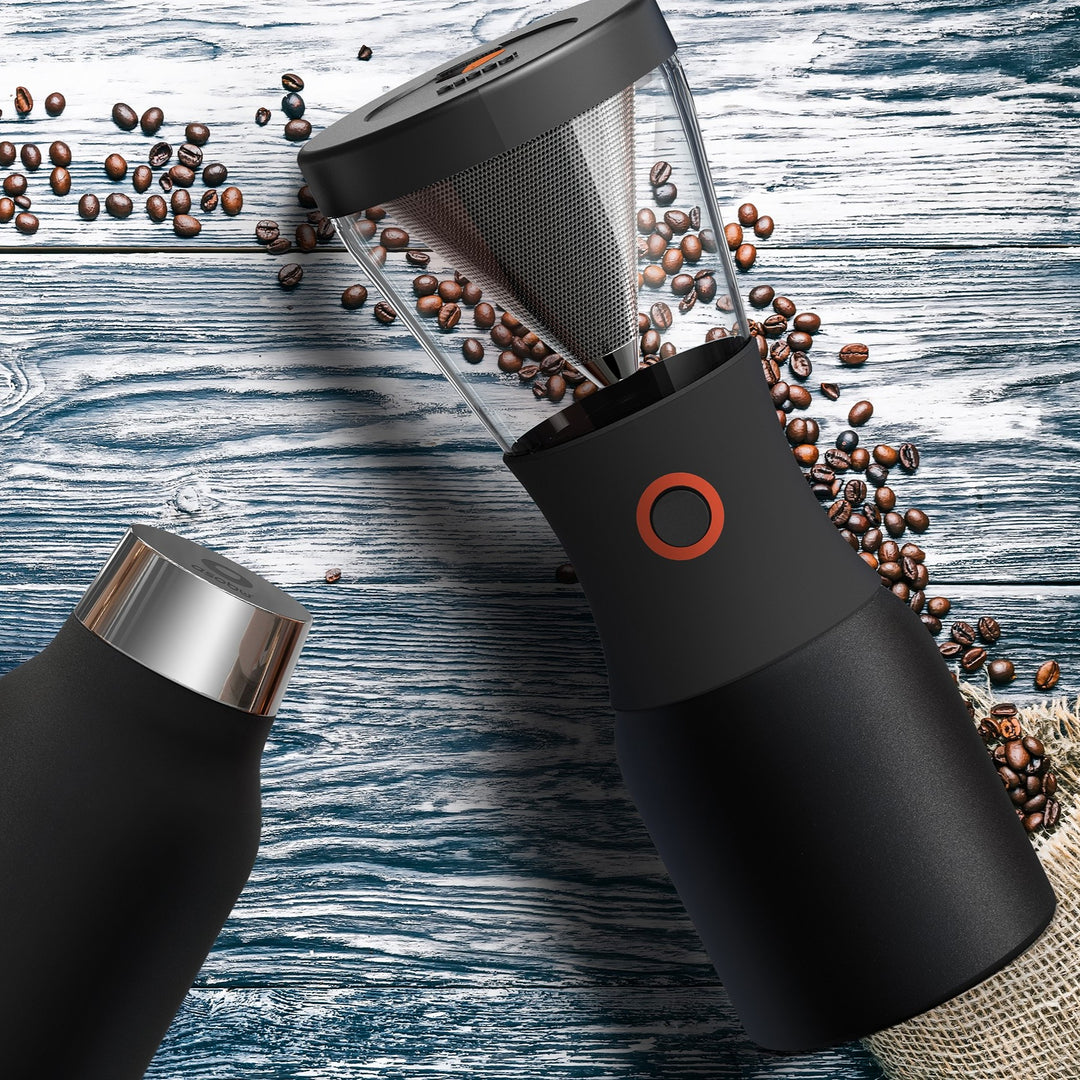 Asobu - Cold Brew Kaffeebereiter Schwarz