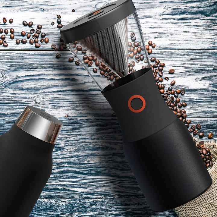 Asobu - Cold Brew Kaffeebereiter Schwarz