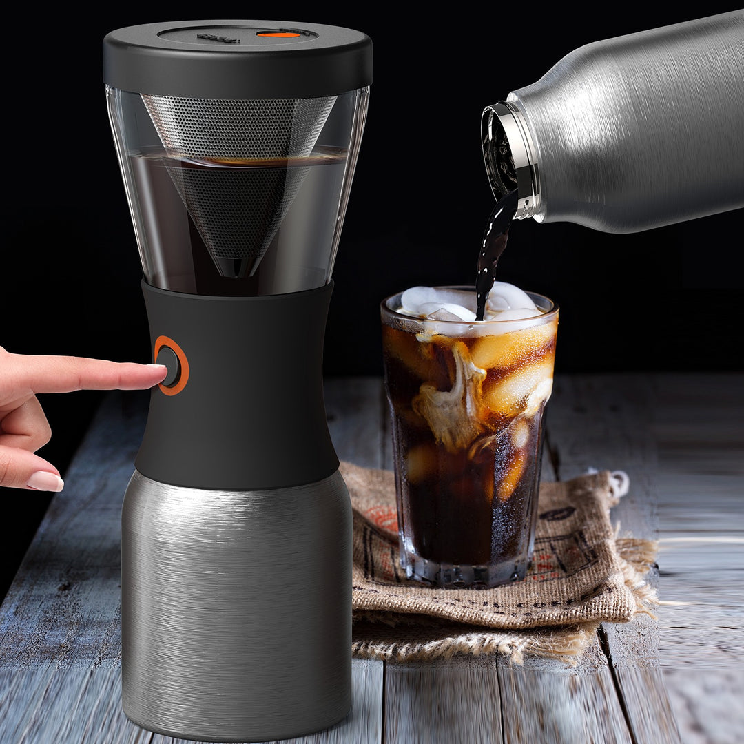 Asobu - Cold Brew Kaffeebereiter Silber