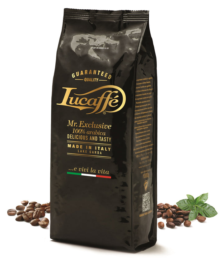 Lucaffe´ MR. EXCLUSIVE 100% Arabica Kaffee ganze Bohnen 1kg
